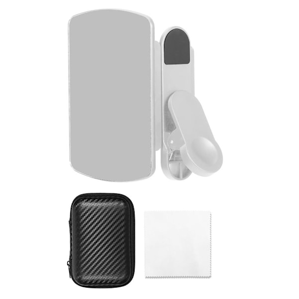 Kamera Speil Refleksjon Clip Kit Telefon Refleksjon Kamera Clip white