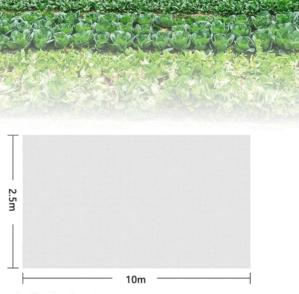 2,5 x 10 m Insect Net Fine Mesh Garden Insect Net Vegetable Protection Net-FA-