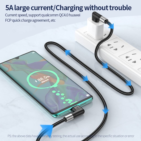 Type C-kabel USB-C-datakabel 1M 1m