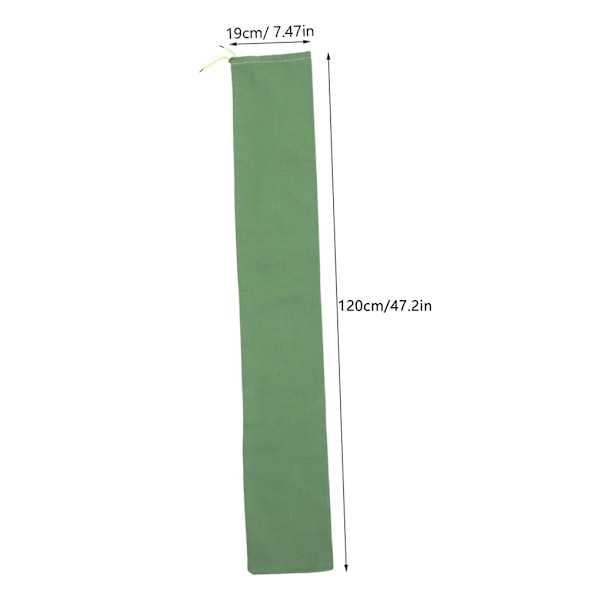 4x Grønne Vanntett Gjenbrukbare Sandssekker for Flomkontroll 120cm*19cm