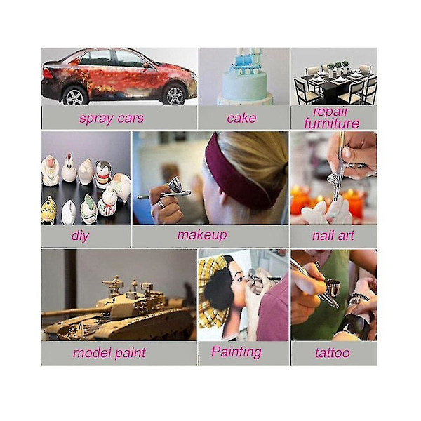 Ny produkt, luftkompressorset Lätt att använda för modellmålning