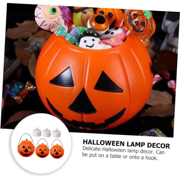 Vilkuva Halloween-karkkikori - Trick or Treat Orange