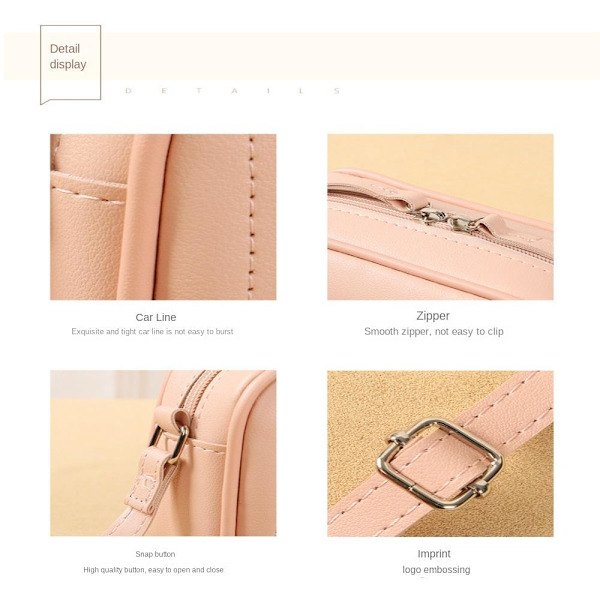 Crossbody-väska Damväska BRUN brown
