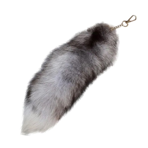 Therian Tail Plysch Avaimenperä Pitkä Ripustus Cosplay Hännän Eläimen Avaimenperä 38-40CM D