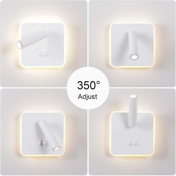 <p>Två-i-ett-design: perfekt kombination av vägglampa och spotl