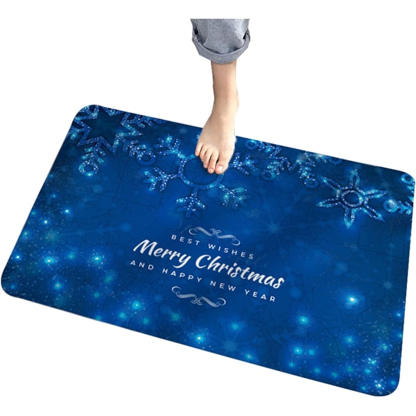 Soft Velvet Bath Mat, Anti-Slip Absorbent Bathroom Mat