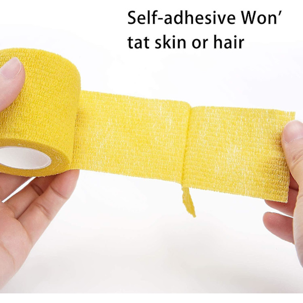 14 st Athletic, Sports Wrap Tape & Bandage Wrap Stretch Självhäftande Tejp