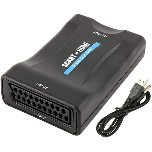SCART til HDMI-adapter / Konverter black
