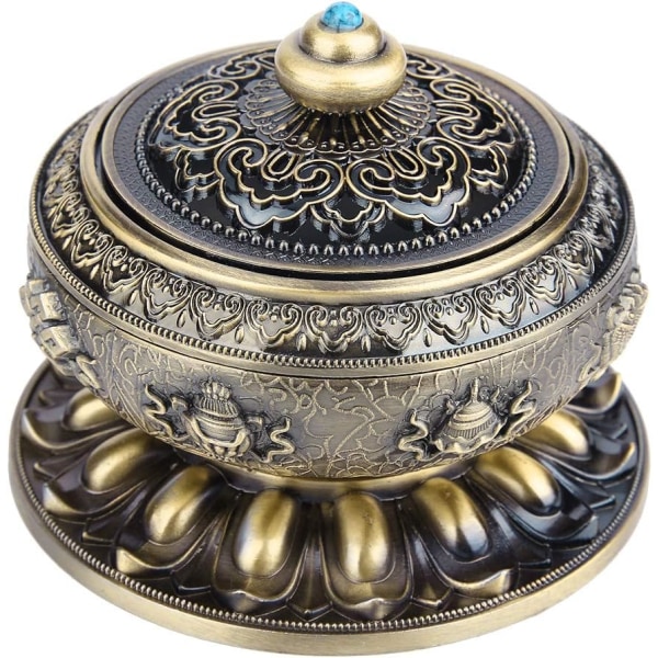 Vintage Røgelse Brænder Keramisk Glasur Røg Tilbageflow Censer Kegle