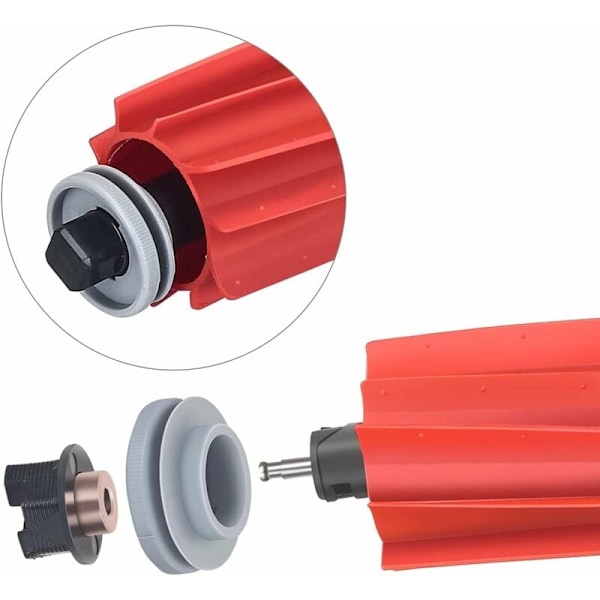 Reservedeler Hovedbørste for Roborock S7 MaxV Ultra / Q7 Max / Q7 Max Plus / S7 Plus / S7 Max / S7 MaxV, Valserengjøringsbørste for