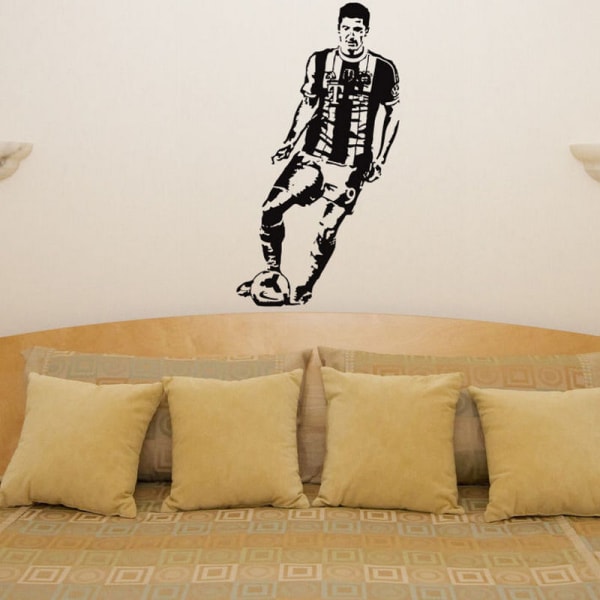 Fotbollsspelare Robert Lewandowski Väggdekor 41x78cm