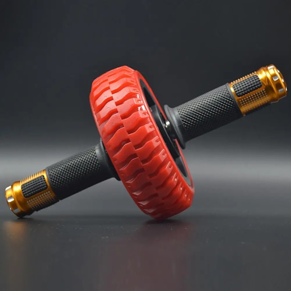 Solid Ab Wheel Roller Gummi Ab Träningshjul Abd Yellow