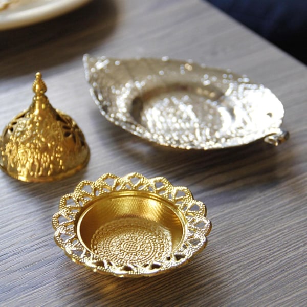 Røgelsebrænder i arabisk klassisk stil silver