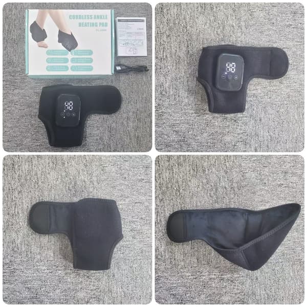 USB-ladattava 3-in-1 sähköinen jalkahieroja lämmöllä, 3 tilaa ja 5 tasoa 1-FA- 1pack
