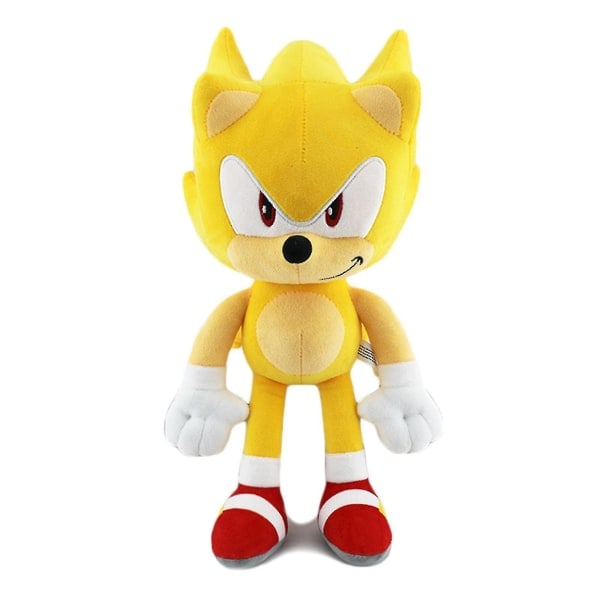 11,8\" Super Sonic Plyschlelu Mjukt Nalle Leksak Barn Dock Present (FMY) yellow