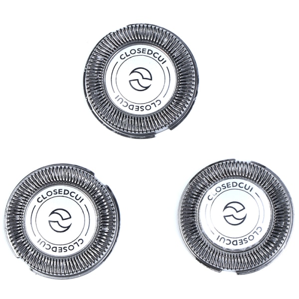 3 stk barberhoder for Philips HQ56 HQ55 HQ4+ HQ3 Ref as the picture