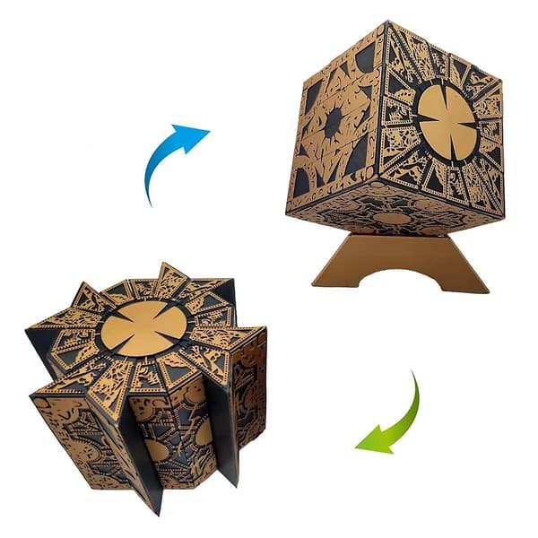 1:1 Hellraiser Pusselbox Rörlig Lament Skräck Terrorfigurer Filmserie Hellraiser Kvadrat-FA8-