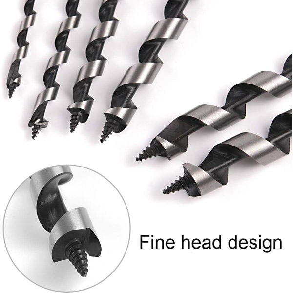 Twist Wood Drill Bit, 6 PCS Hexagonal Woodworking Drill Bit Set,