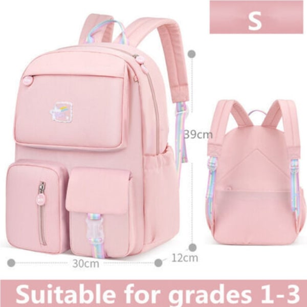 Vedenkestävät lasten koululaukut Pink