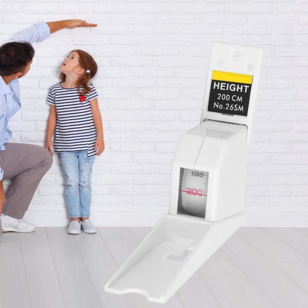 Höjdmätare, 2 meter indragbar höjdmätare för vuxna och barn
