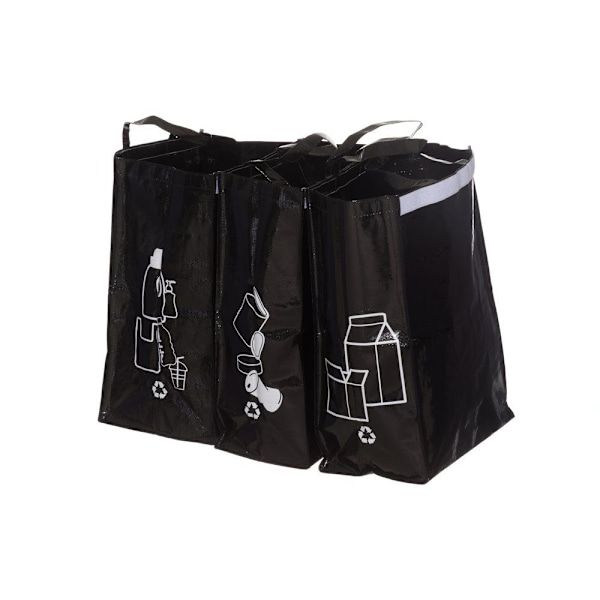 Sorteringskassar 3-pack för enkel avfallshantering -FA6-