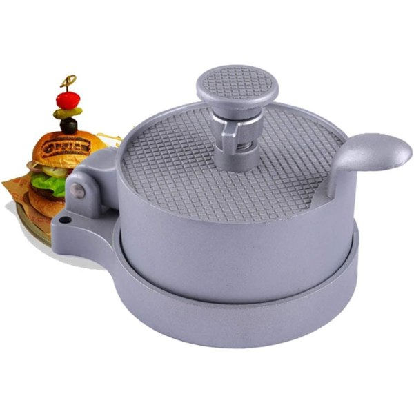 Burgerpresse, non-stick aluminiumsfylt hamburgermaskin