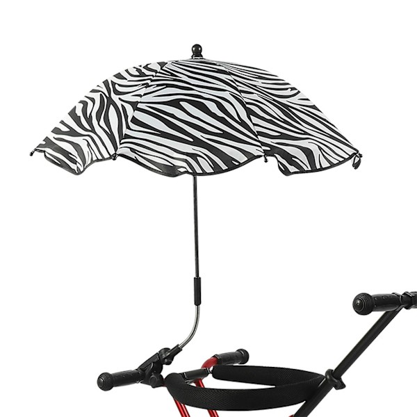 Universell stolsparaply med justerbar klämma, upp till 50+ Clip On Parasol AuBY Zebra print