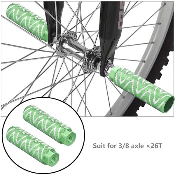 3/8 tommer - 26 tænder aluminiumslegering cykelpløkker bagsæder stativer
