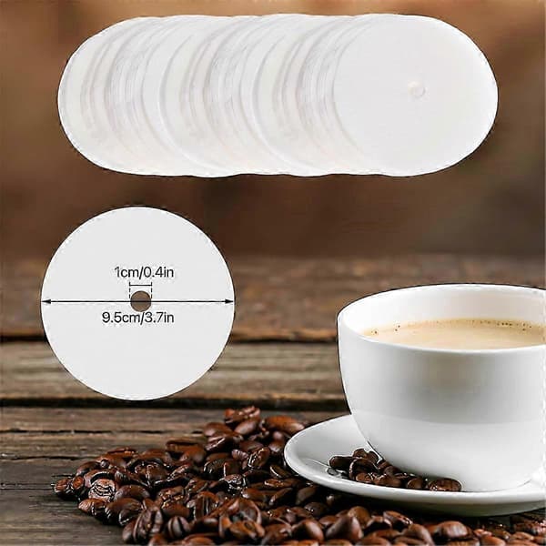 500 hvide kaffefiltre til perkolator - papirfiltre i premiumkvalitet -FA-