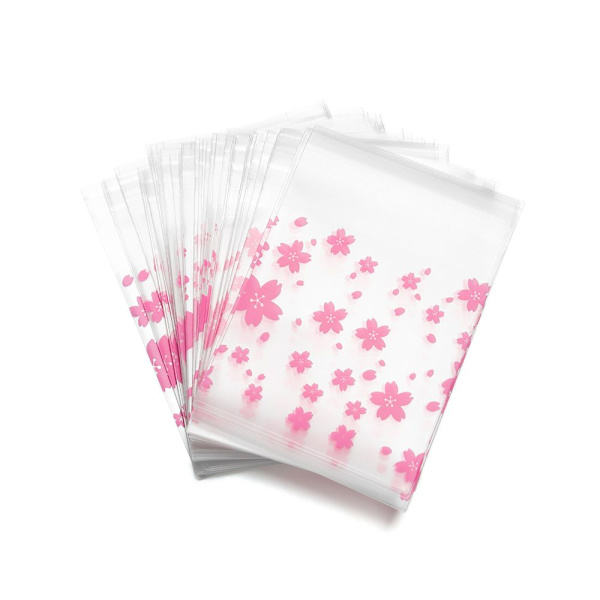 100st plastpåsar gåvor favor väska 7*7cm 7*7cm