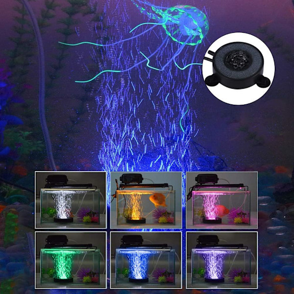 Neddykkelige LED-lys, Farverige 6 LED Vandtætte