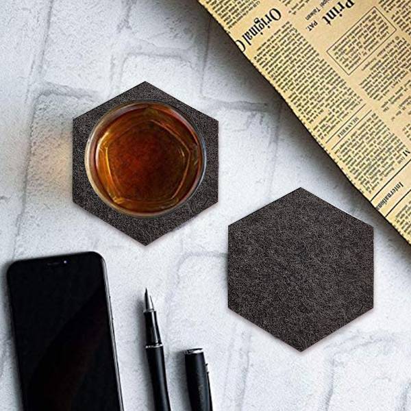 Glasunderlag - 8 Underlag til Glas, Smartphone og Kopper