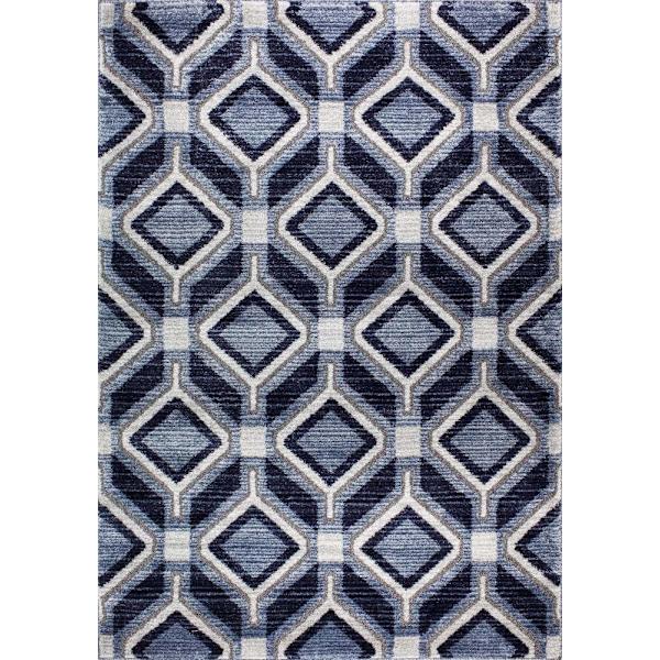 D-sign Matta New Fashion Lecce Tummansininen/Merensininen 80x120cm Blue 80x120