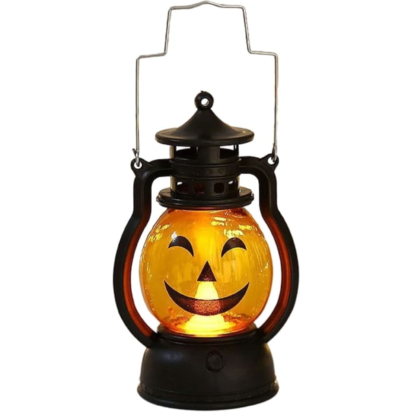 Halloween Pumpa Lykta Mini LED Halloween Pumpa Ljus Natt