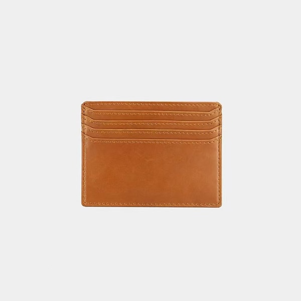 Phonet ægte læder kortholder 105*80 mm 30 brown