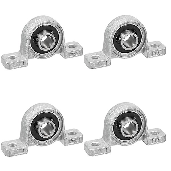 4 st Lagerhus Flänslager 8mm Kp08 Kullager Block Kudde Blocklager för reserv par