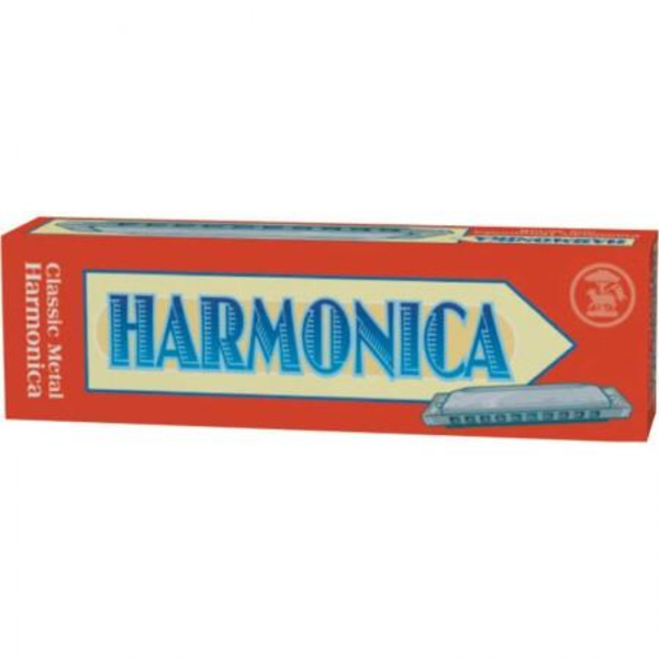 Metal Mundharmonika silver 75