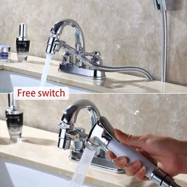 Distributør-Universal Dusch Distributør-Reservventil Reservdelar Dusch Adapter-Kranventil-För Handfat Badrum Kök Tvättmaskin