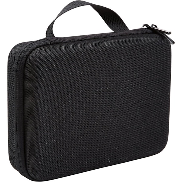 Basics - Mellemstor Actionkamera Beskyttelsesetui med indvendigt skum, bærbar og let, 22,9 x 17,8 x 6,4 cm, ensfarvet, sort D