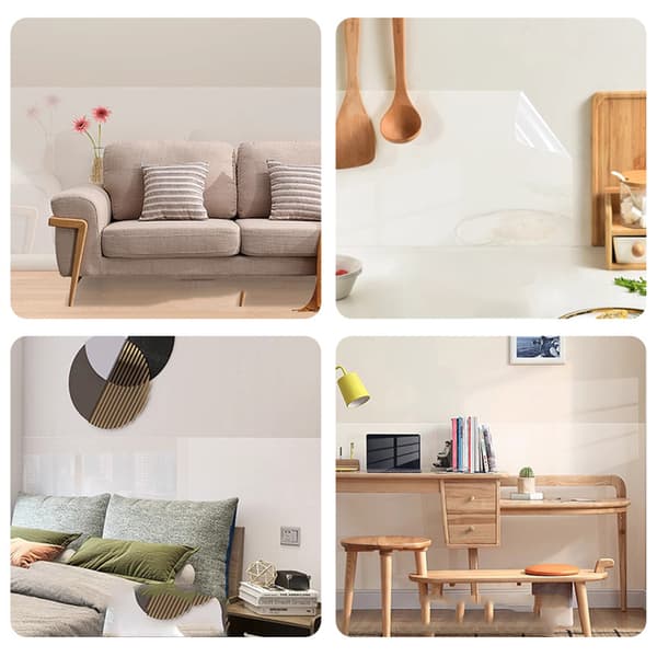 Self-adhesive clear wall protection film, anti-scratch, 40*500cm-FA-