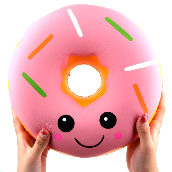 (25cm*25cm*9.5cm) Langsom rebound super-stor donut squishy
