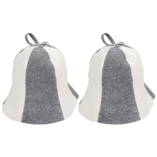 2 st Filtbastuhättor Tjocka Bastuhättor Vattenabsorberande Bastuhättor Bekväma Bastumössor