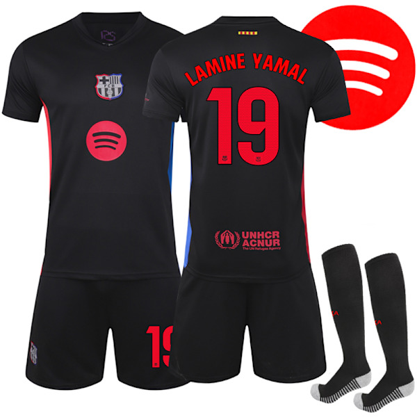 Barcelona Borta Fotbollströja 2024-2025 Nr. 19 Yama Adult S