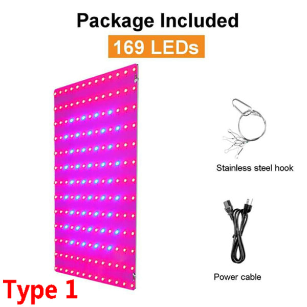 3000W LED växtlampa Full Spectrum LED justerbar 169-LED