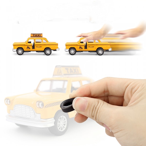 Taksi leluauto lapsille, keltainen taksi New York City Taxi Cab To