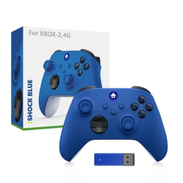 Trådløs Xbox-controller kompatibel med Xbox One, Xbox Series X, Xbox Series S, Xbox One X/S, Xbox Elite Series, Windows-spilcontroller Blue