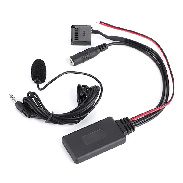 Bil Bluetooth AUX-IN-kabeladapter med mikrofon Handsfree-samtal passar för Ford Focus 6000CD