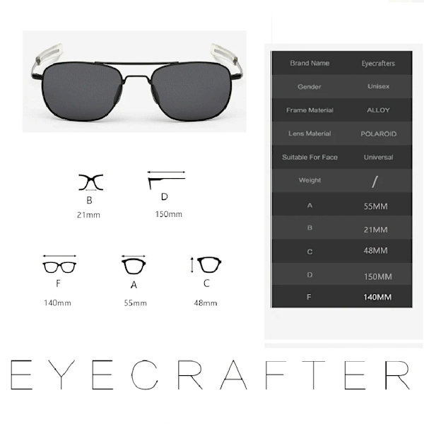 Moderne Sorte American Army MILITÆR Polariserende Pilot Solbriller Mænd Mærke Amerikanske Optical Polariserende Solbriller Oculos De Sol Red