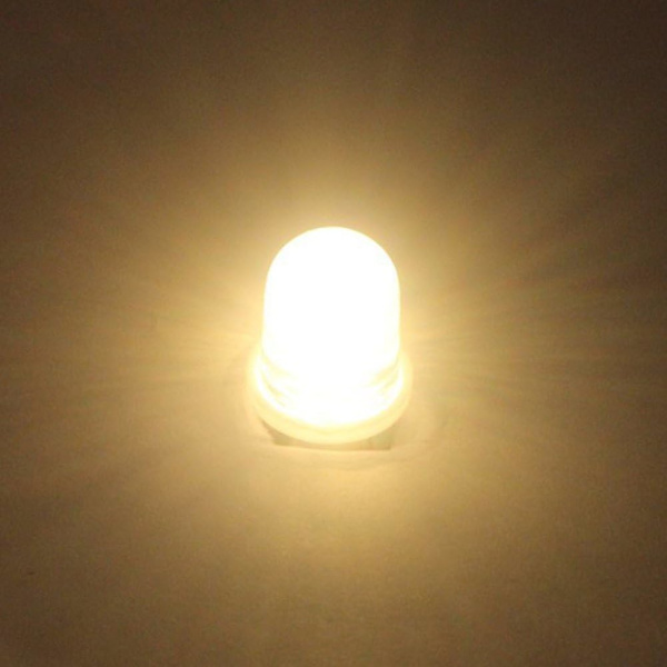 10 stk E10 12V Spot LED-lamper Varmt Hvit