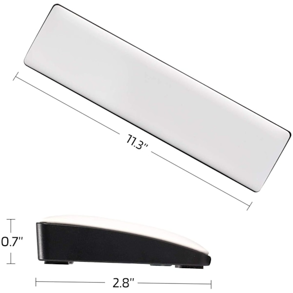 Håndledsstøtte for tastatur, 61 taster 60 % kompakt tastaturstøtte